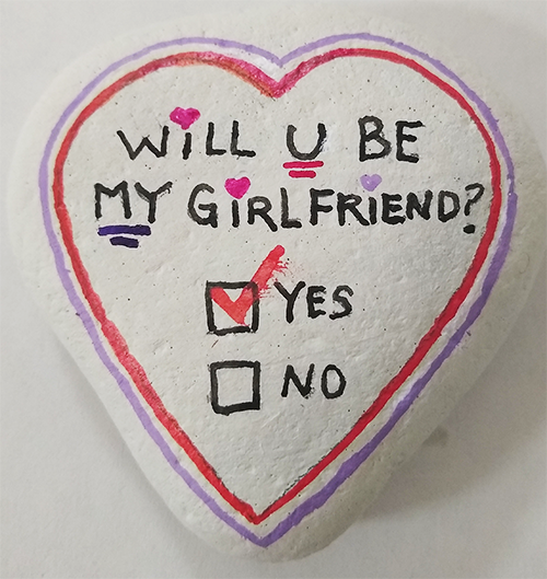 Will you be my girlfriend?